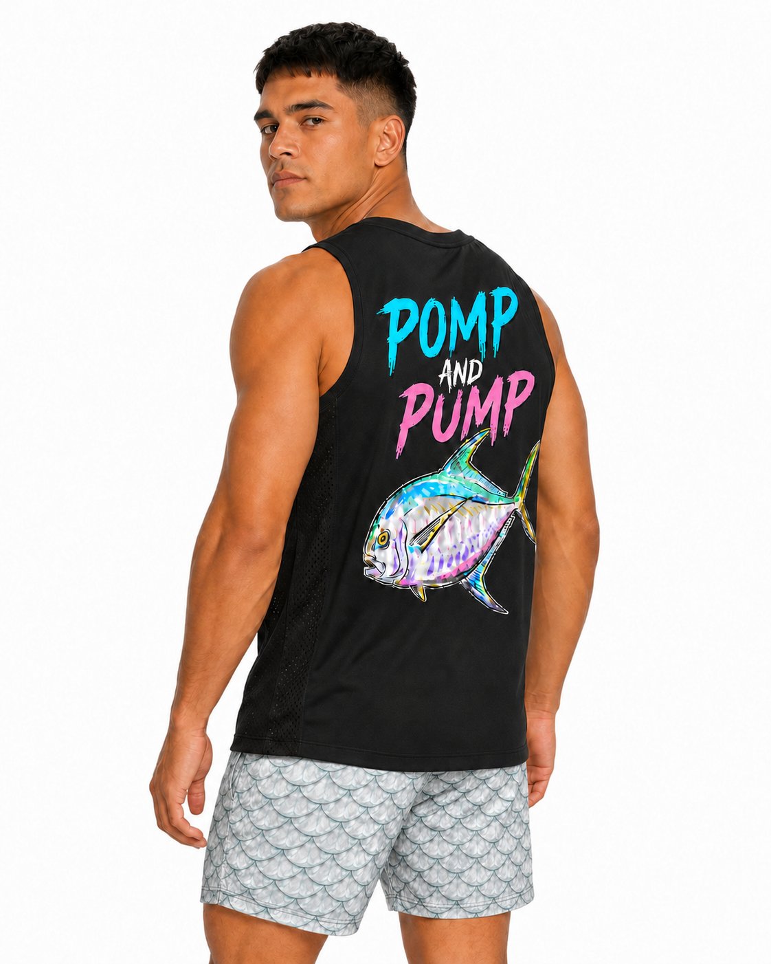 Pomp and Pump signature tank top design